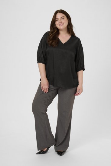 Kaffe Curve Ada Blouse Black - Bluze - 