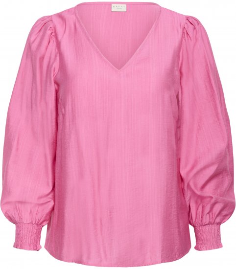 Kaffe Curve Sofia Blouse Pink Power - Bluze - 