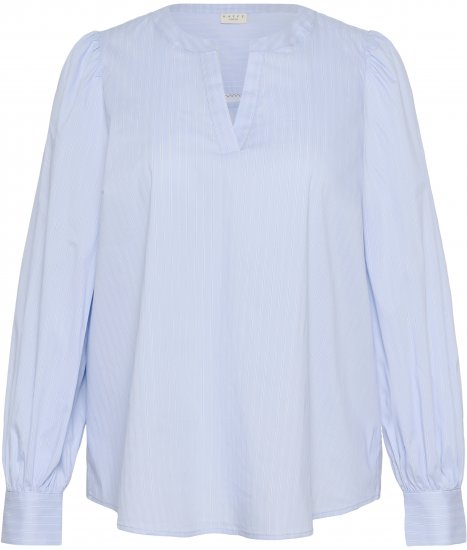 Kaffe Curve Juda Blouse Nantucket Breeze Stripe Blue - ÎMBRĂCĂMINTE FEMEI 40-66 - 