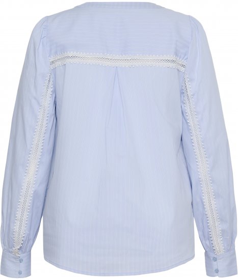 Kaffe Curve Juda Blouse Nantucket Breeze Stripe Blue - ÎMBRĂCĂMINTE FEMEI 40-66 - 