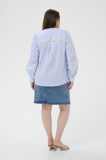 Kaffe Curve Juda Blouse Nantucket Breeze Stripe Blue - ÎMBRĂCĂMINTE FEMEI 40-66 - 
