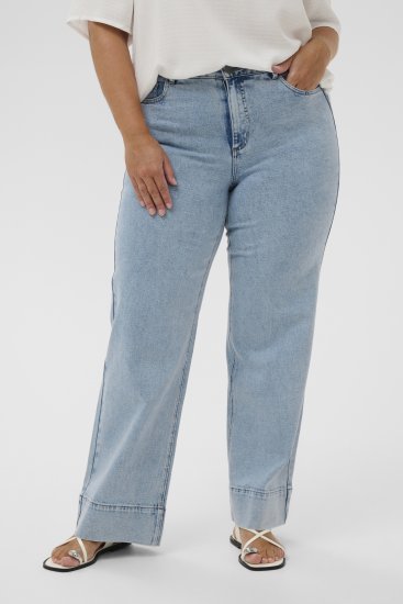 Kaffe Curve Mina Lace Blouse Chalk White - Bluze & tunici - 