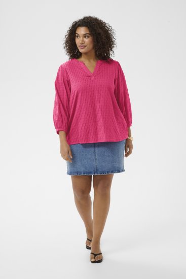 Kaffe Curve Thea Blouse Beetroot Purple - Bluze - 