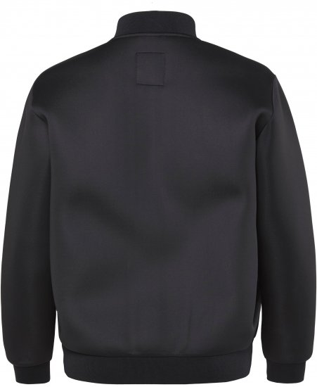 JP1880 College Jacket Scuba Fabric with Zipper Black - Geci - Geci Bărbați Mărimi Mari