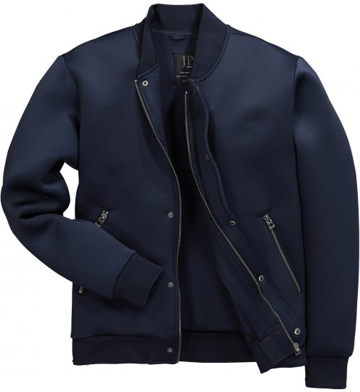 JP1880 College Jacket Scuba Fabric with Zipper Navy - Geci - Geci Bărbați Mărimi Mari