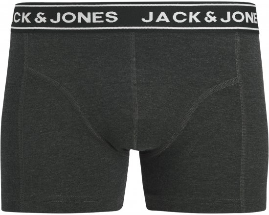 Jack & Jones Hector Solid Trunks 3-Pack Navy/Red/Grey - Boxeri - Boxeri Bărbați Mărimi Mari