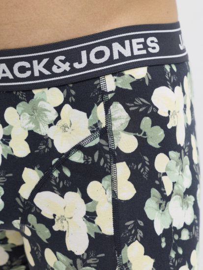 Jack & Jones Acray Flower Boxers 3-Pack Black/Navy - Lenjerie intimă & costum baie - Lenjerie Intimă Bărbați Mărimi Mari