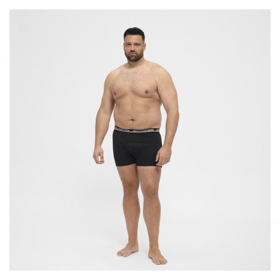 North Latitude 5-Pack Boxershorts Black - Boxeri - Boxeri Bărbați Mărimi Mari