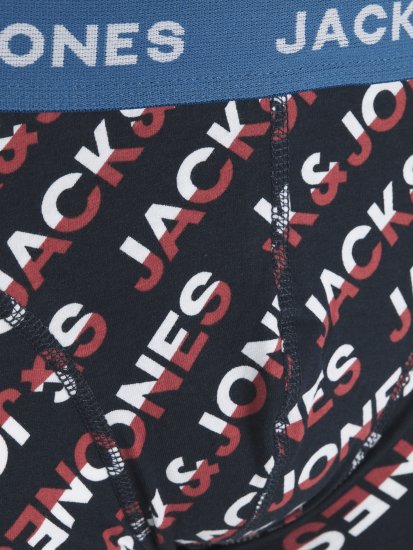 Jack & Jones Logo Trunks 3-Pack Navy Blazer - Lenjerie intimă & costum baie - Lenjerie Intimă Bărbați Mărimi Mari