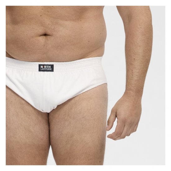 North Latitude Brief Underwear White - Chiloți - Chiloți Bărbați Mărimi Mari