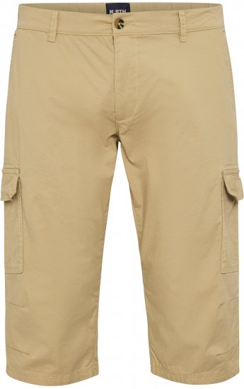 North Latitude 51136 Capri Shorts Beige - Pantaloni scurți - Pantaloni Scurți Mărimi mari Bărbați 
