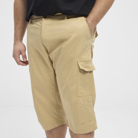 North Latitude 51136 Capri Shorts Beige - Pantaloni scurți - Pantaloni Scurți Mărimi mari Bărbați 