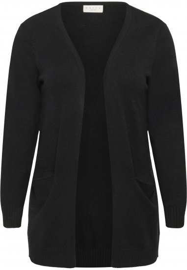 Kaffe Curve Alianna Knit Cardigan Black Deep - Cardigane - 