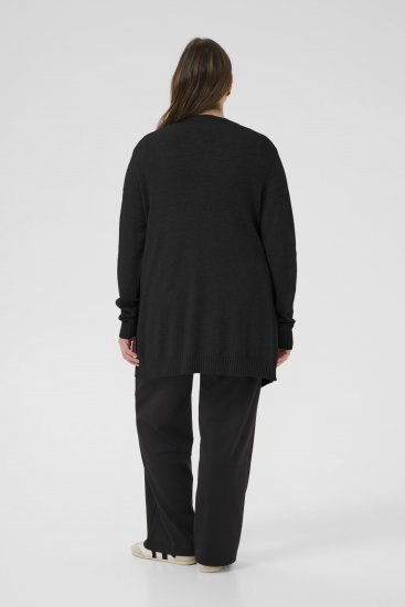 Kaffe Curve Alianna Knit Cardigan Black Deep - Cardigane - 