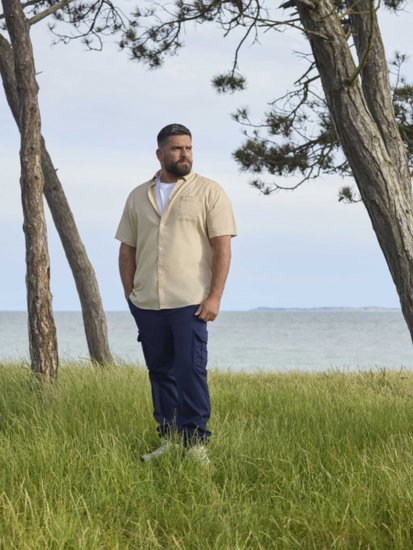 North Latitude 51141 Stretch Cargo Pants Navy - Blugi & pantaloni - Blugi & Pantaloni Bărbați Mărimi Mari