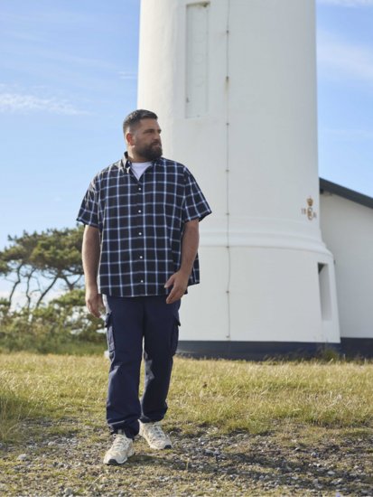 North Latitude 51141 Stretch Cargo Pants Navy - Blugi & pantaloni - Blugi & Pantaloni Bărbați Mărimi Mari