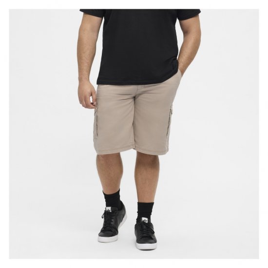 North Latitude Cargo Shorts Sand - Pantaloni scurți - Pantaloni Scurți Mărimi mari Bărbați 