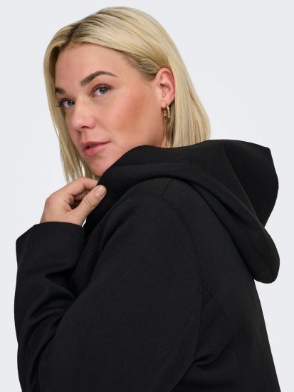 Only Carmakoma Sedona Light Coat Black - Paltoane de iarnă - 