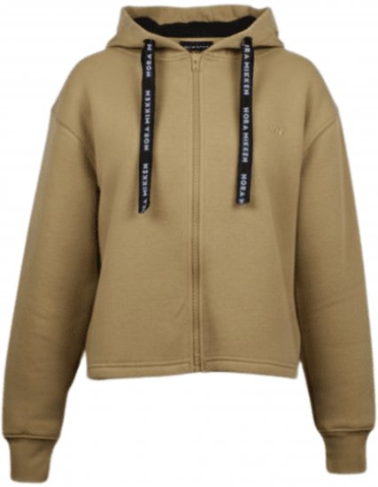 Nora Mikken GERTRUD Cropped Hoodie Camel - ÎMBRĂCĂMINTE FEMEI XS-XXL - 