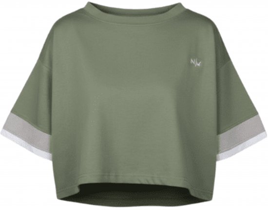 Nora Mikken AGNES Crop Top Green - Tricouri - 