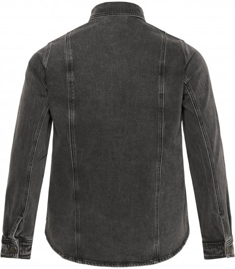 Kaffe Curve Petri Denim Jacket Grey Vintage Wash - Geci - 