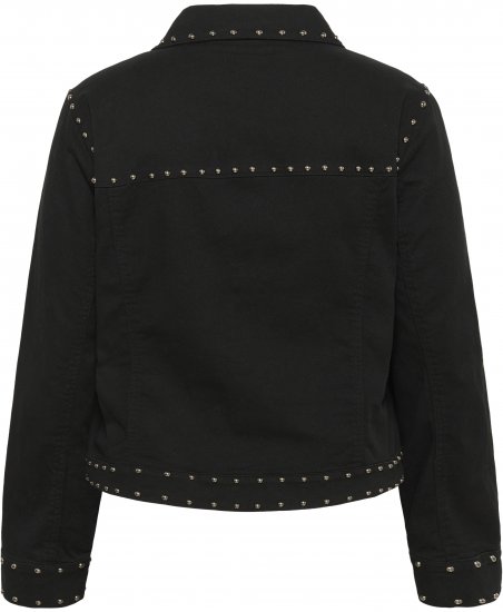 Kaffe Curve Brenn Twill Jacket Washed Black - Geci din denim - 