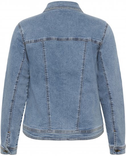 Kaffe Curve Vilana Denim Jacket Washed Blue - Geci din denim - 