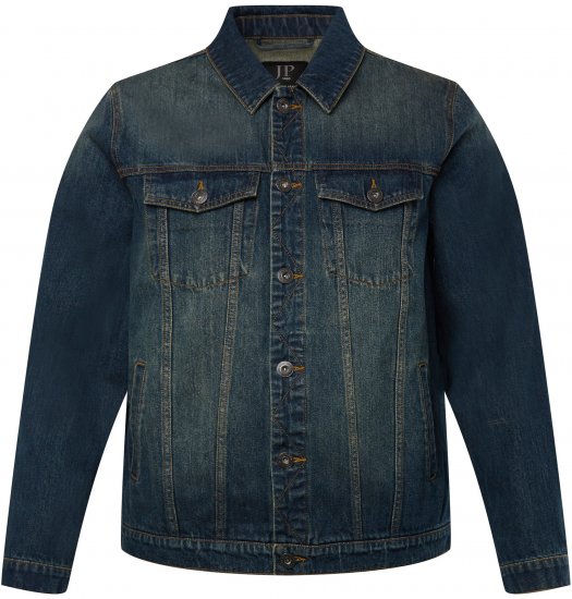 JP1880 Denim Jacket Dark Blue Denim - Geci - Geci Bărbați Mărimi Mari