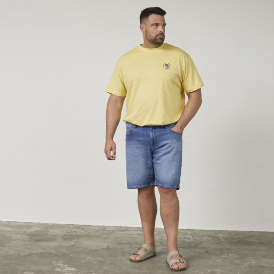 North Latitude 61339 Mick Jog Șorturi Din Denim Albastru Denim - Pantaloni scurți - Pantaloni Scurți Mărimi mari Bărbați 