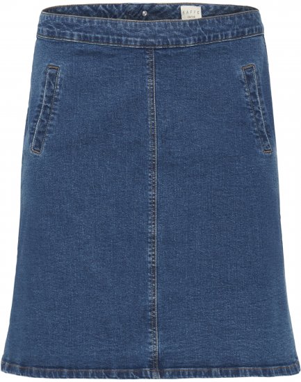 Kaffe Curve Leni Denim Skirt Blue - Fuste - 