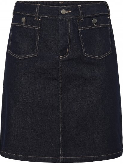 Kaffe Curve Roria Denim Skirt Dark Blue - Fuste - 