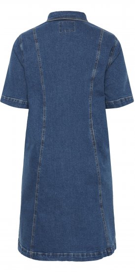 Kaffe Curve Leni Rochie din denim Albastru - Rochii - 