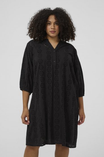 Kaffe Curve Dina Dress Black Deep - Rochii midi - 
