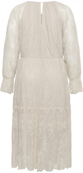 Kaffe Curve Amalie Lace Dress Moonbeam - Rochii midi - 
