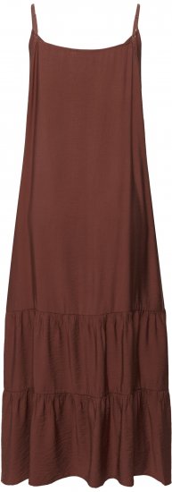 Kaffe Curve Emilia Dress Henna Brown - Rochii maxi - 