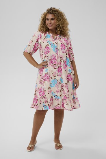 Kaffe Curve Hayley Dress Multi Color Flower - Rochii midi - 