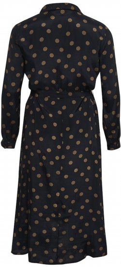 Kaffe Curve Olivia Rochie Negru cu Mustang bulină - Rochii - 