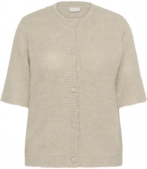 Kaffe Curve Emilia Cardigan Feather Grey Melange - Cardigane - 