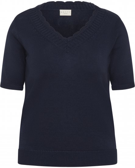 Kaffe Curve Leani Knitted Pullover Midnight Marine - Pulovere tricotate - 