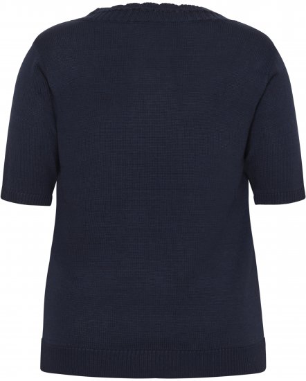 Kaffe Curve Leani Knitted Pullover Midnight Marine - Pulovere tricotate - 