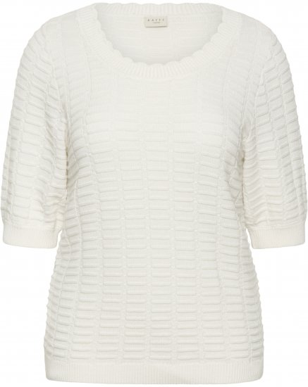 Kaffe Curve Lotia Pullover Chalk - Pulovere tricotate - 