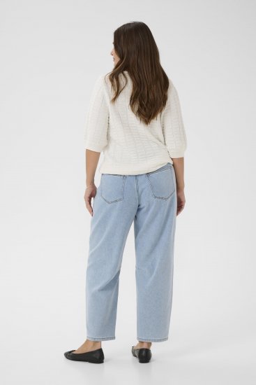 Kaffe Curve Lotia Pullover Chalk - Pulovere tricotate - 