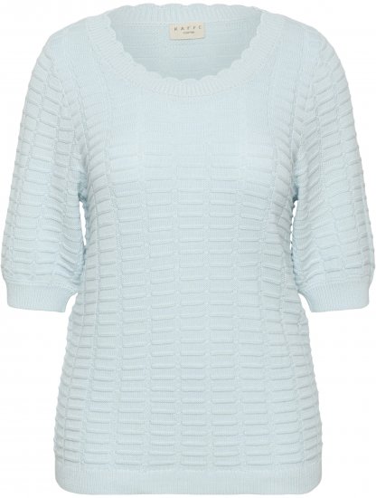 Kaffe Curve Lotia Pullover Nantucket Breeze Blue - Pulovere tricotate - 