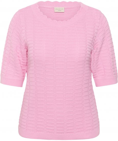 Kaffe Curve Lotia Pullover Pink Frosting - Pulovere tricotate - 