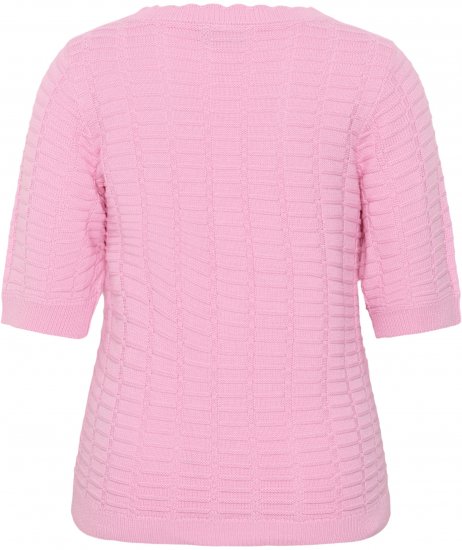 Kaffe Curve Lotia Pullover Pink Frosting - Pulovere tricotate - 