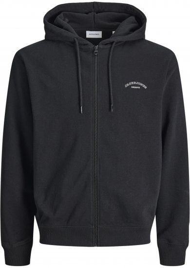 Jack & Jones College Logo Hoodie Black - Pulovere & hanorace - Pulovere & Hanorace Bărbați Mărimi Mari