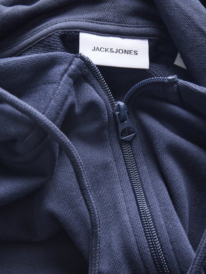 Jack & Jones College Logo Hoodie Navy - Pulovere & hanorace - Pulovere & Hanorace Bărbați Mărimi Mari