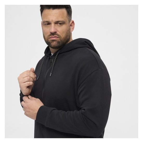 North Latitude Full Zip Hoodie Black - Pulovere & hanorace - Pulovere & Hanorace Bărbați Mărimi Mari