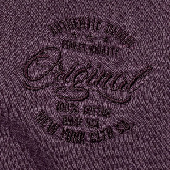 Kam Jeans 7082 Garment DYE with Zipper Hoodie Purple - Pulovere & hanorace - Pulovere & Hanorace Bărbați Mărimi Mari