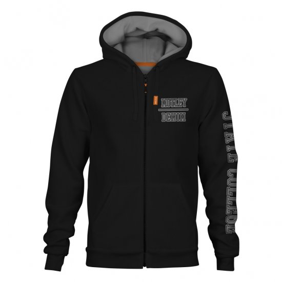 Motley Denim Lyon Hoodie Black - Pulovere & Hanorace - Pulovere & Hanorace Bărbați Mărimi Mari